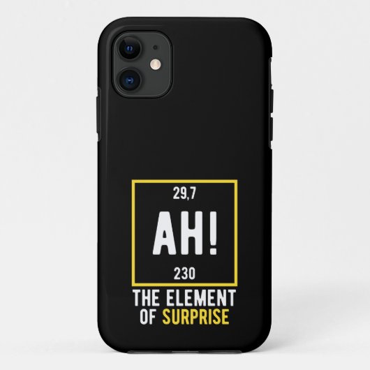 Ah The Element of Surprise Case-Mate iPhone Case (Achterkant)