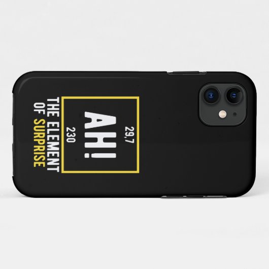 Ah The Element of Surprise Case-Mate iPhone Case (Achterkant (horizontaal))