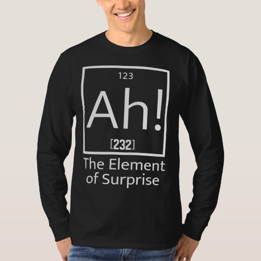 AH The Element of Surprise College Tees for Men & (Voorkant)