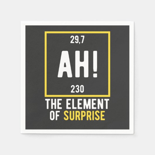 Ah The Element of Surprise Servet (Voorkant)