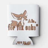 Ah, voor vossenkunst blikjeskoeler (Achterkant)