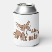 Ah, voor vossenkunst blikjeskoeler (Blikje Achterkant)