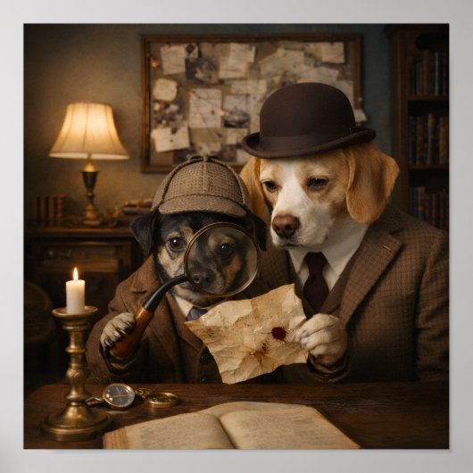 "Aha, A Clue!" Poster (Voorkant)