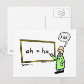 Aha! Cartoon Briefkaart (Voorkant / Achterkant)