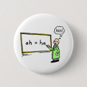 Aha! Cartoon Button (Voorkant)