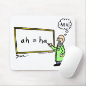 Aha! Cartoon Mousepad Muismat (Met muis)