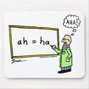 Aha! Cartoon Mousepad Muismat