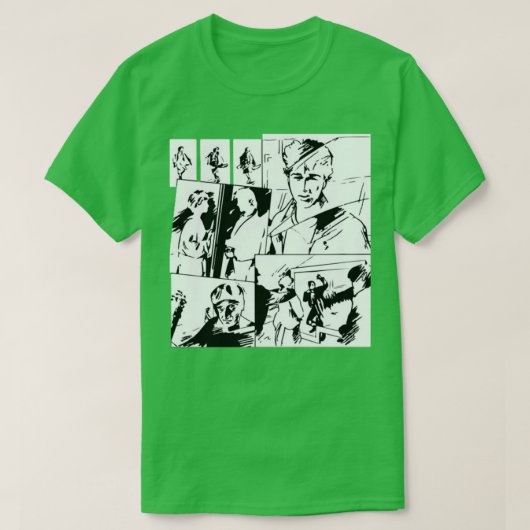 Aha Classic 80s muziekvideo Ik neem Retro aan T-shirt (Design voorkant)