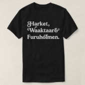 AHa Namenlijst FadedStyle-ontwerp T-shirt (Design voorkant)
