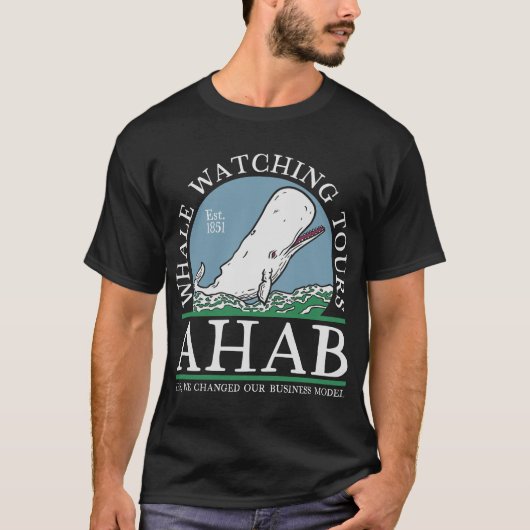 Ahab Whale Watch T-shirt (Voorkant)