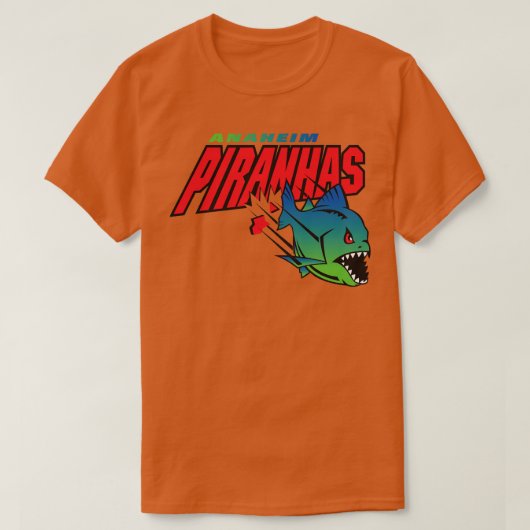 Ahaheim Piranhas T-shirt (Design voorkant)