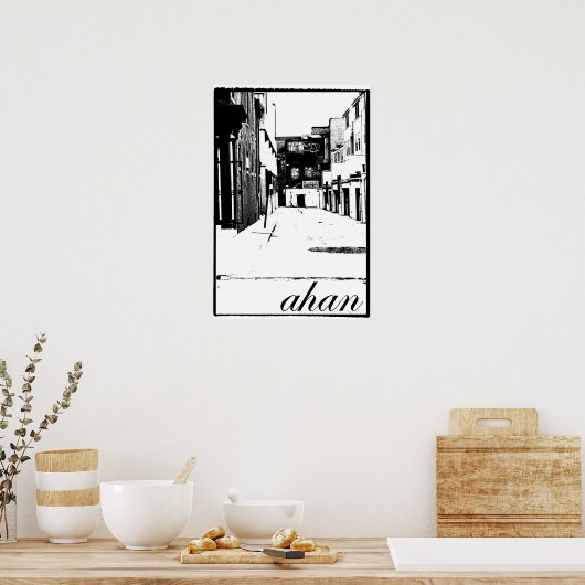 Ahan Alley Poster (Keuken)