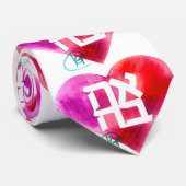 Ahava Heart Art Necktie Stropdas (Opgerold)