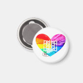 Ahava Love Pride Art Magneet (Voorkant / Achterkant)