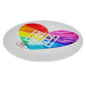 Ahava Love Pride Art Snijplank (Hoek)