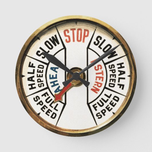 Ahead, Astern Ronde Klok (Voorkant)