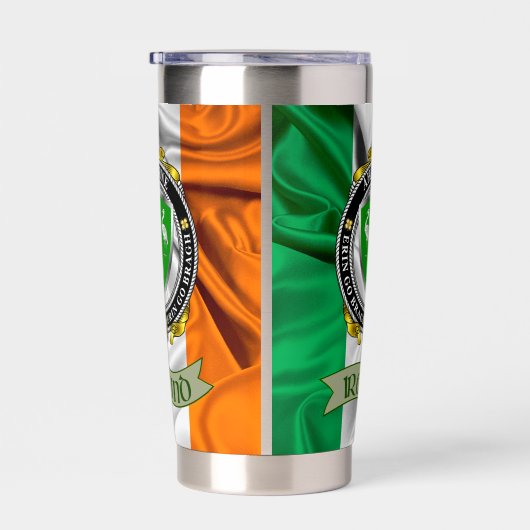 Ahearne/Aherne Irish Shield & Vlag gepersonaliseer Geïsoleerde Drinkbeker (Rechts)