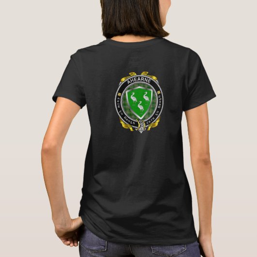 Ahearne/Aherne Irish Shield Women's T-shirt (Achterkant)