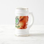 Ahearne Gepersonaliseerde Ierse Badge met Ierse Vl Bierpul (Voorkant rechts)