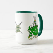Ahearne Iers Wapen Gepersonaliseerd Mok (Voorkant rechts)