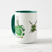 Ahearne Iers Wapen Gepersonaliseerd Mok (Voorkant links)