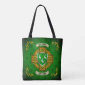 Ahearne Irish Shield & Celtic Cross gepersonalisee Tote Bag (Achterkant)