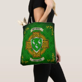 Ahearne Irish Shield & Celtic Cross gepersonalisee Tote Bag (Dichtbij)