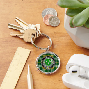 Ahearne Irish Shield Gepersonaliseerde sleutelring Sleutelhanger