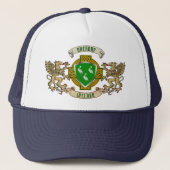 Ahearne Irish Shield & Griffins Personalized Trucker Pet (Voorkant)