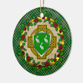 Ahearne Keltische kruis gepersonaliseerde kerst Keramisch Ornament (Links)