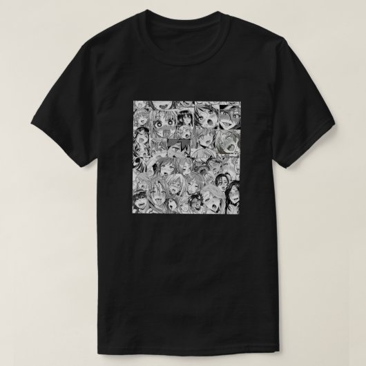 Ahegao Otaku Anime Daling Anime Weeb Lo T-shirt (Design voorkant)