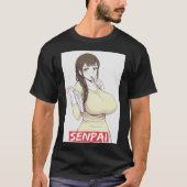 ahegao Senpai 1 T-shirt (Voorkant)