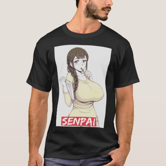 ahegao Senpai 1 T-shirt (Voorkant)