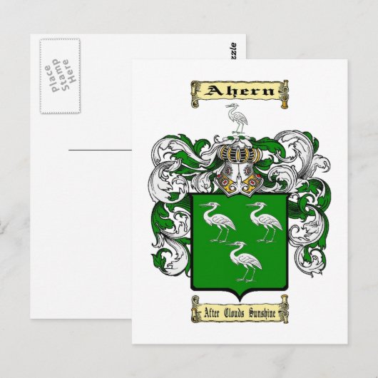 Ahern Briefkaart (Voorkant / Achterkant)