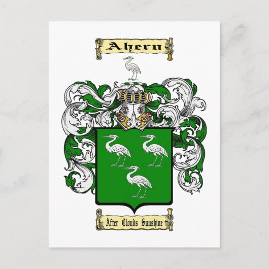 Ahern Briefkaart (Voorkant)