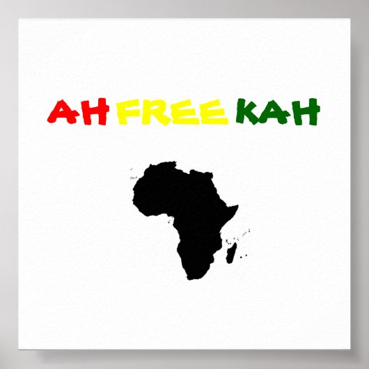AHFREEKAH POSTER (Voorkant)