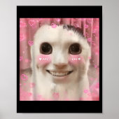 Ahh Cat Meme Dank Cursed Weirore Funny Dank Meme  Poster (Voorkant)