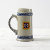 Ahh om op die trein te zijn! Beer Stein Bierpul (Links)