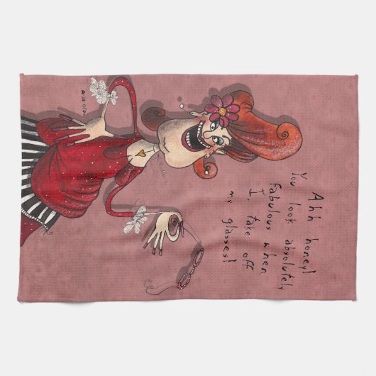 Ahh schat... theedoek (Horizontaal)