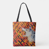 AHH Screaming angstgevoelens Tote Bag (Achterkant)