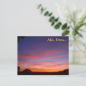 Ahh, Texas... Briefkaart (Staand voorkant)