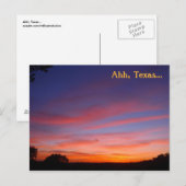 Ahh, Texas... Briefkaart (Voorkant / Achterkant)