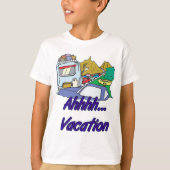 Ahh Vacation Camping T-shirt (Voorkant)