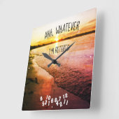 Ahh, wat ik ook ben in de gevangenis. vierkante klok (Hoek)