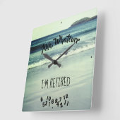 Ahh, wat ik ook ben in de uitgestrekte Ocean Beach Vierkante Klok (Hoek)