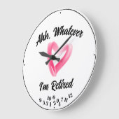 Ahh wat ik ook heb, elk Gezegde roze hart Grote Klok (Hoek)