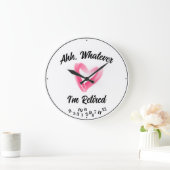 Ahh wat ik ook heb, elk Gezegde roze hart Grote Klok (Huis)