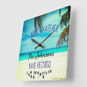 Ahh, wat voor familienaam ook maar een ouderdomsba vierkante klok (Hoek)