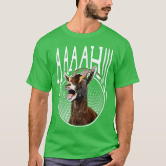 Ahhh Screaming Goat Gift Funny Goat Lover Screamin T-shirt