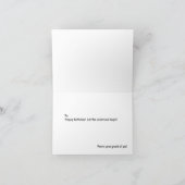 AHHHH! Het is jouw verjaardag! Verjaardag Kaart (Binnen)